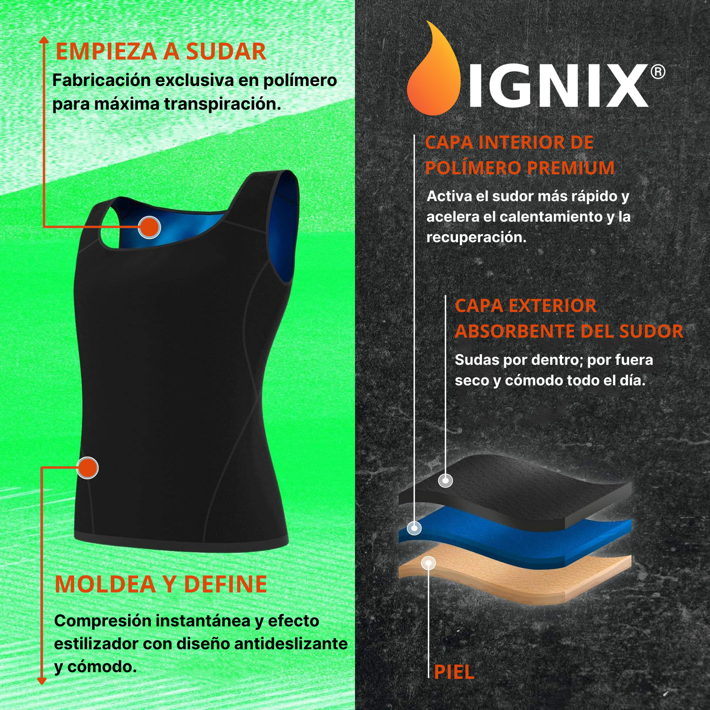 IGNIX® PRO Chaleco Térmico Hombre